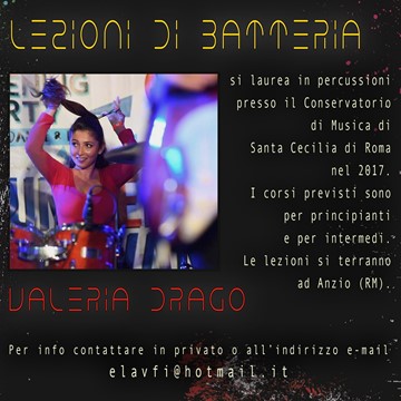 Valeria Drago - Batterista, percussionista - Anzio (RM) | Kleisma.com